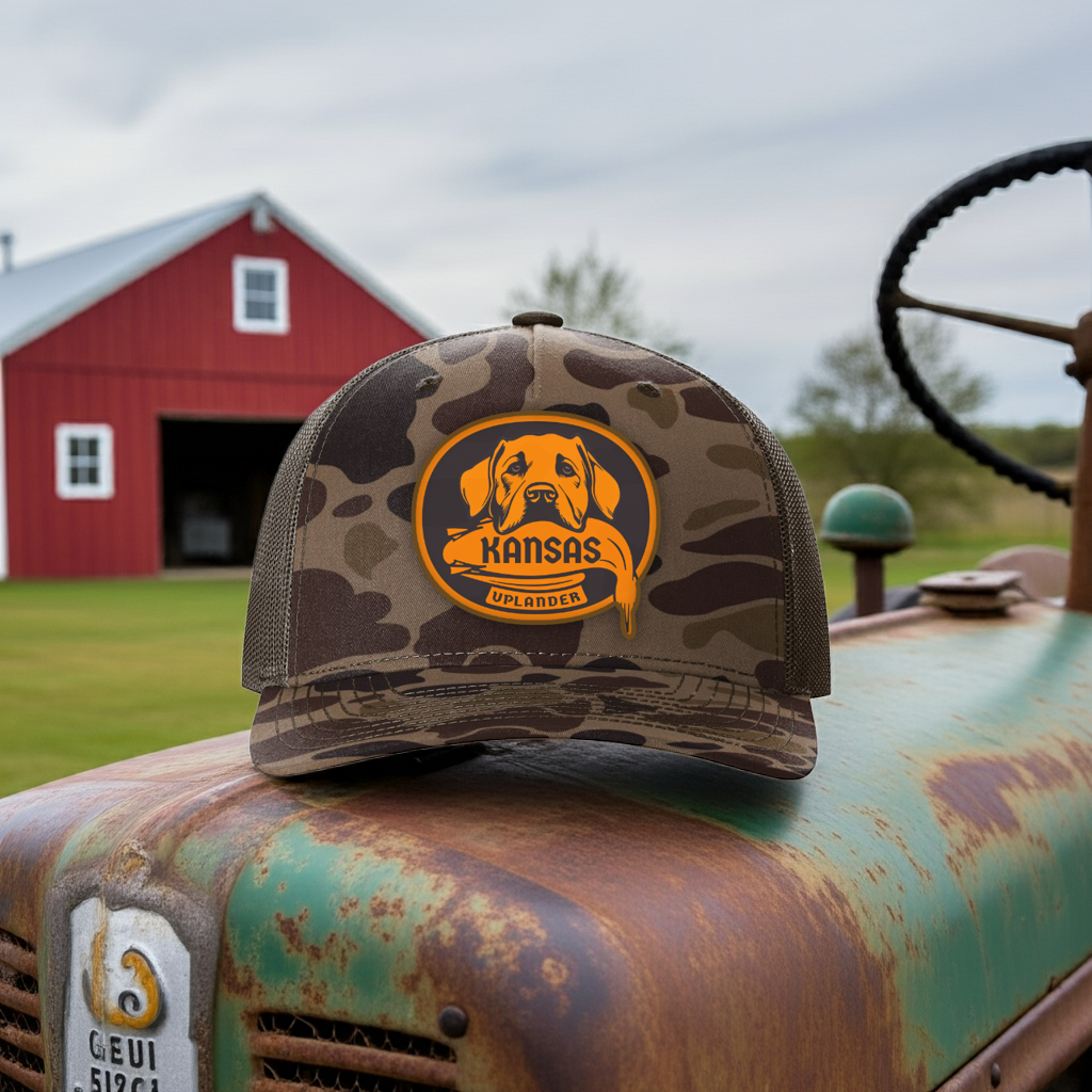 The 'Wade' Dark Camo Trucker