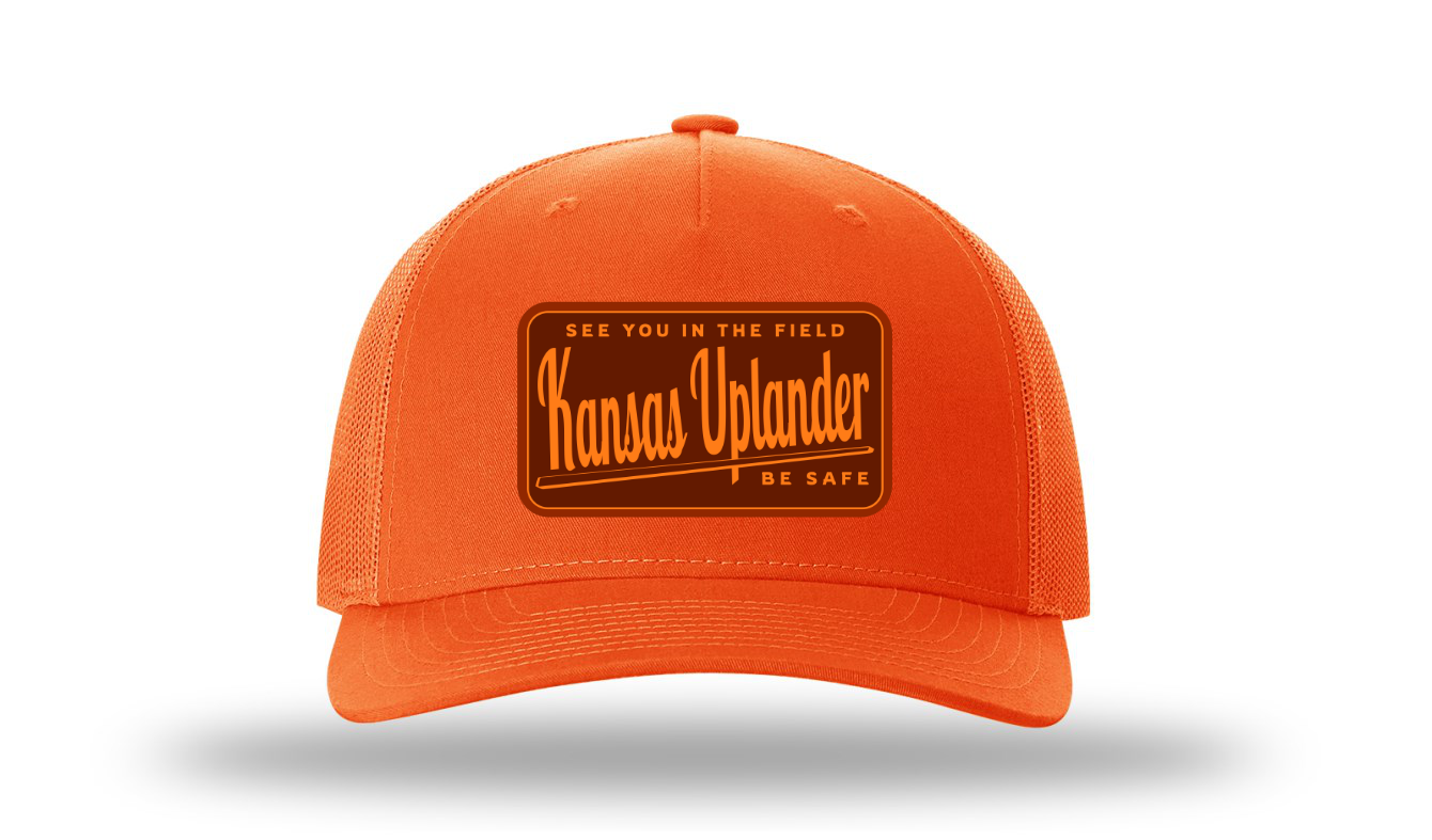 Blaze Orange Kansas Uplander Trucker