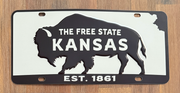 The Free State Buffalo Front License Plate