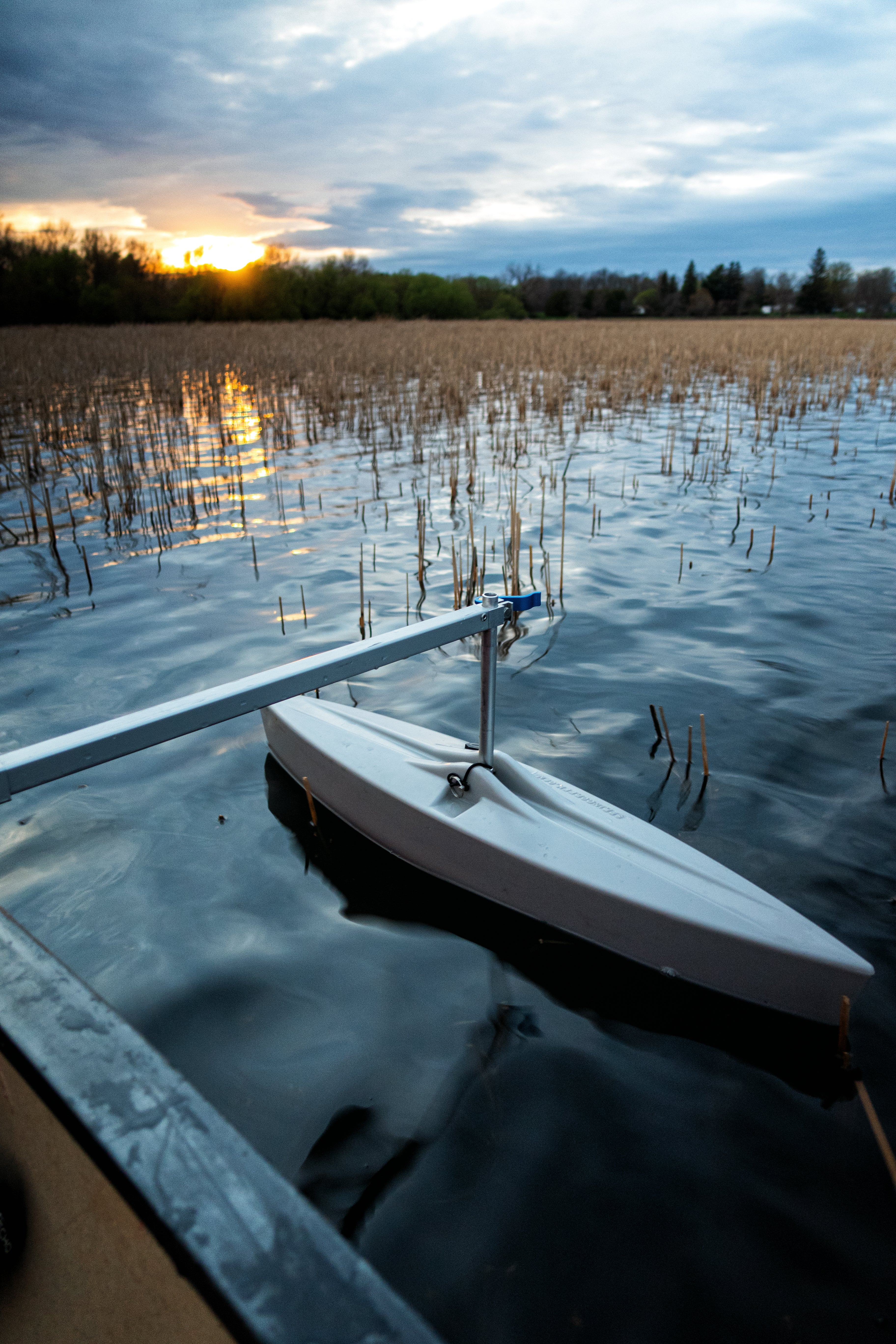 HD Canoe Stabilizer Floats Complete Package