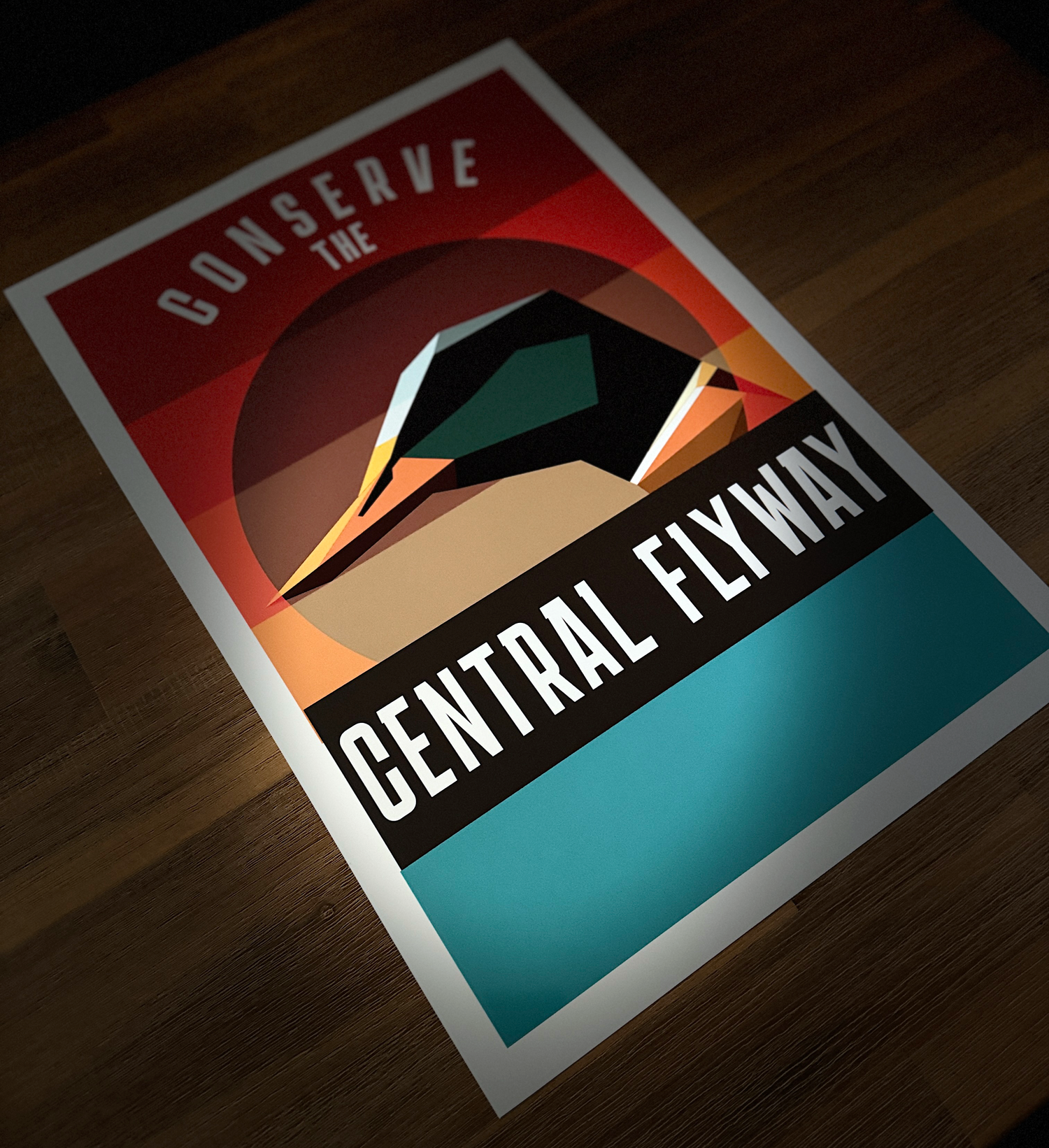 Conserve the Central Flyway Art Print