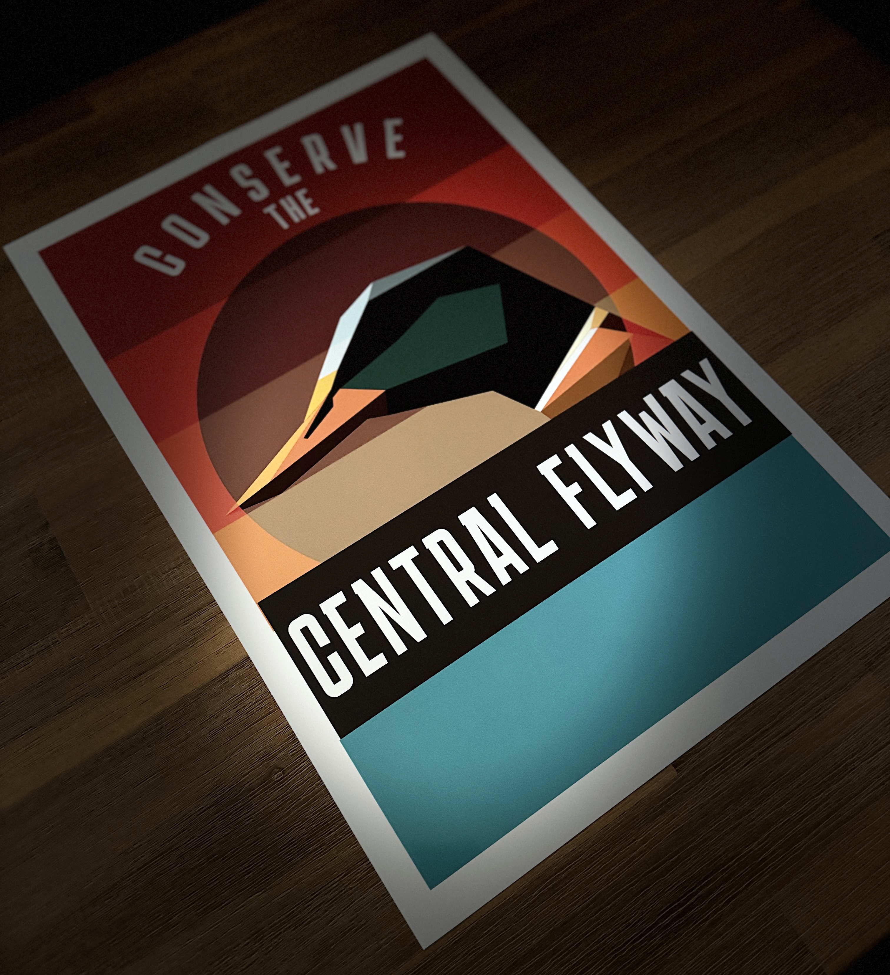 Conserve the Central Flyway Art Print