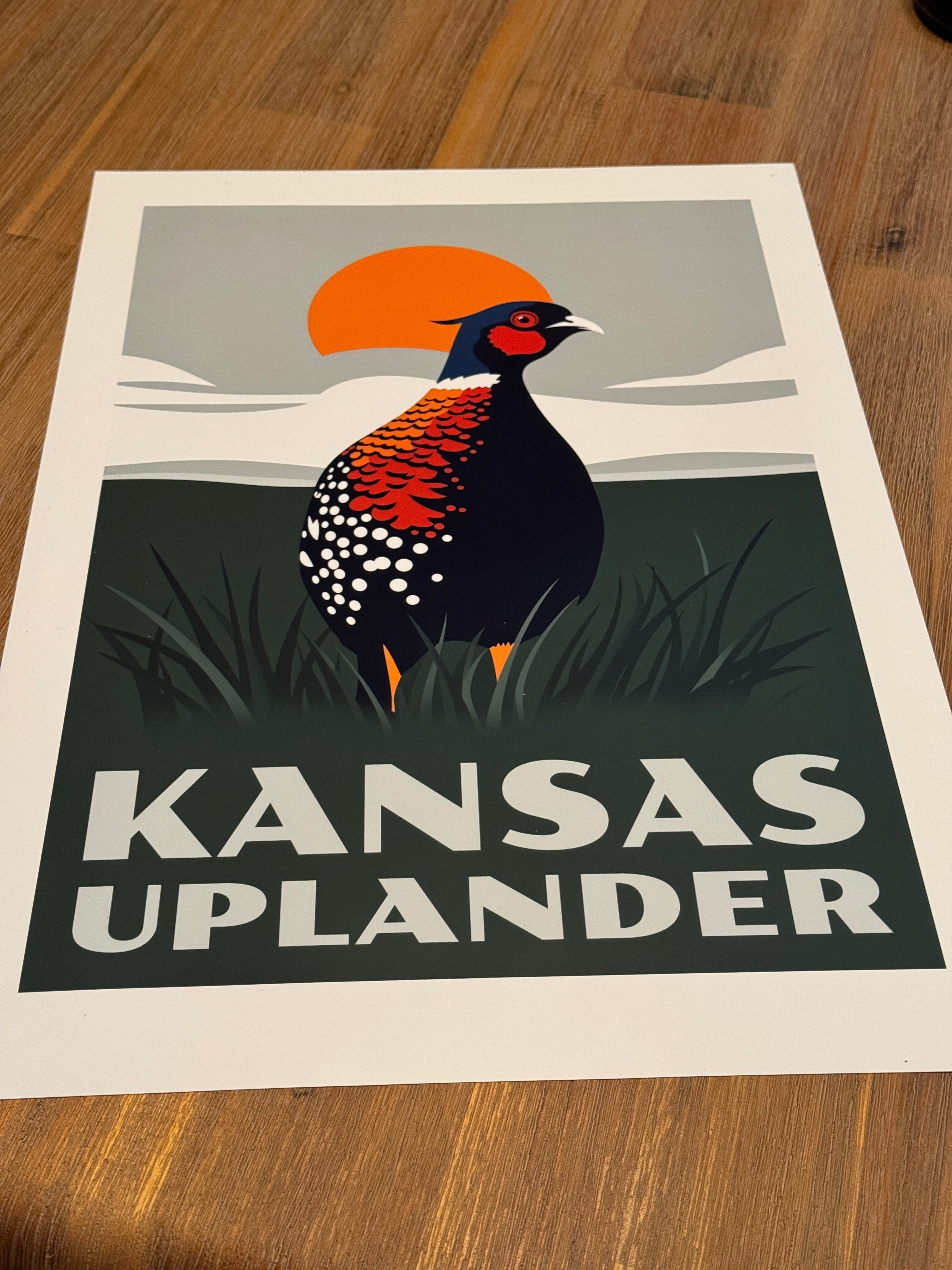 Spring Wheat Pheasant Art Print