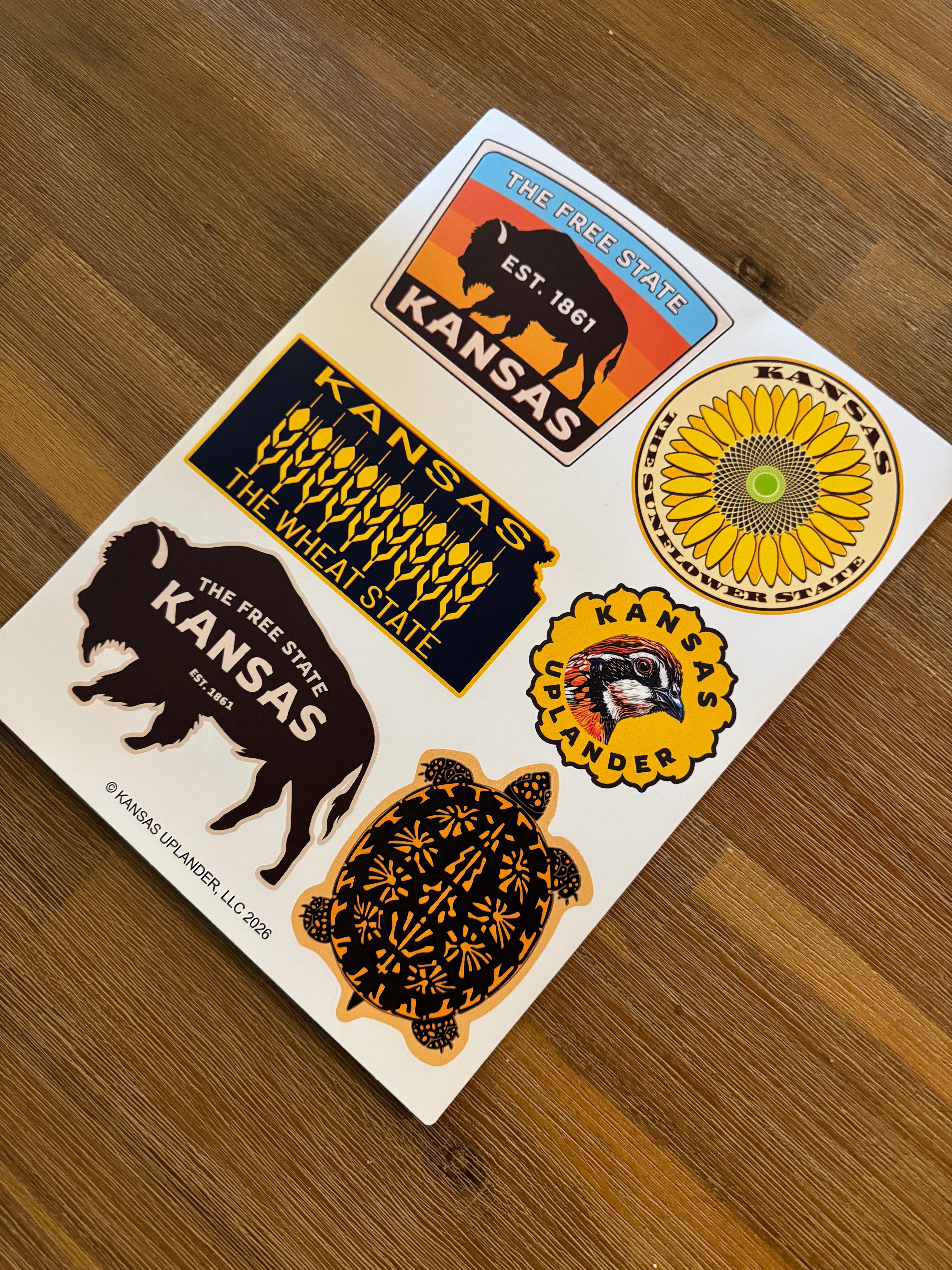 The Kansas Sticker Sheet
