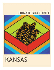 Ornate Box Turtle Art Print