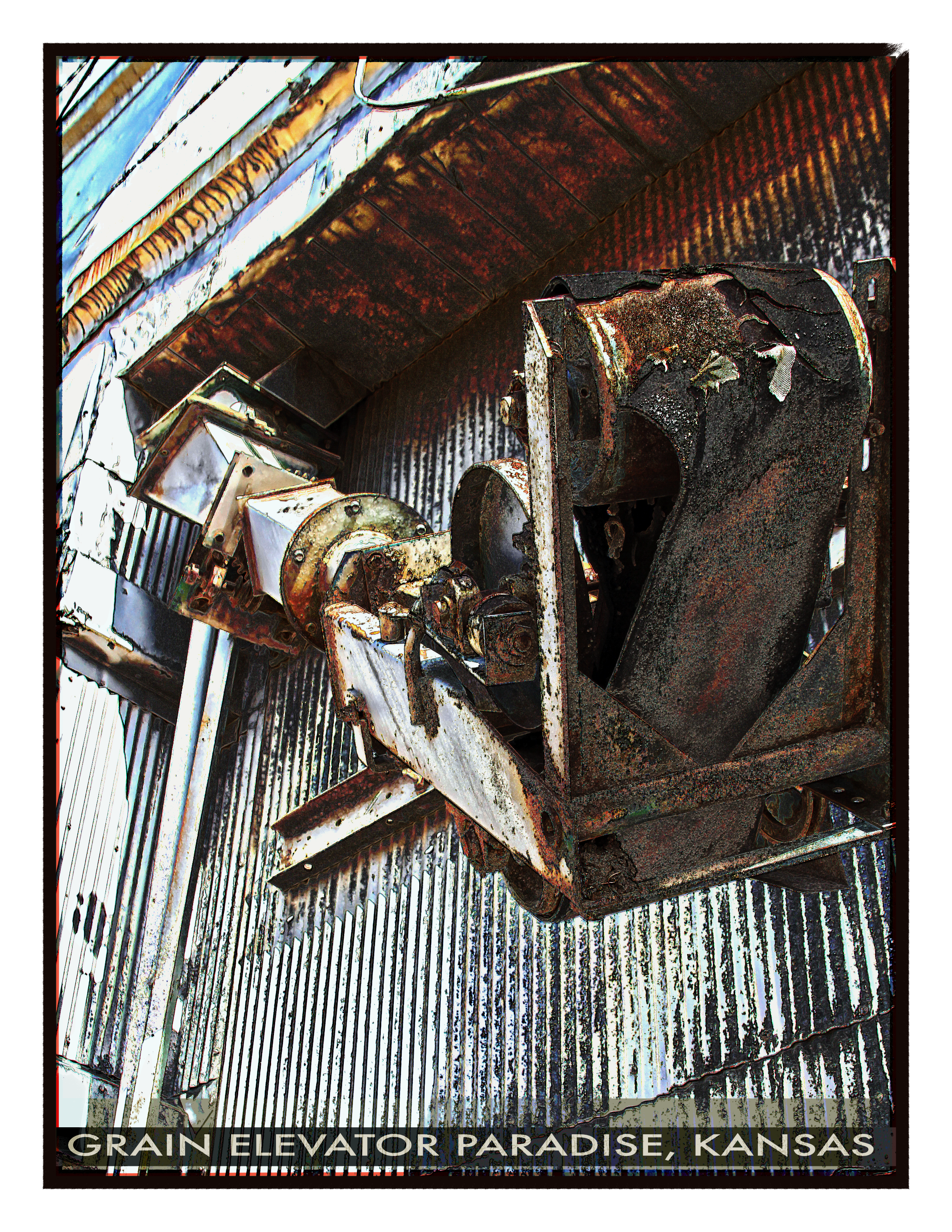 Paradise Grain Elevator Belt Detail