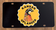 Sunflower Quail License Plate