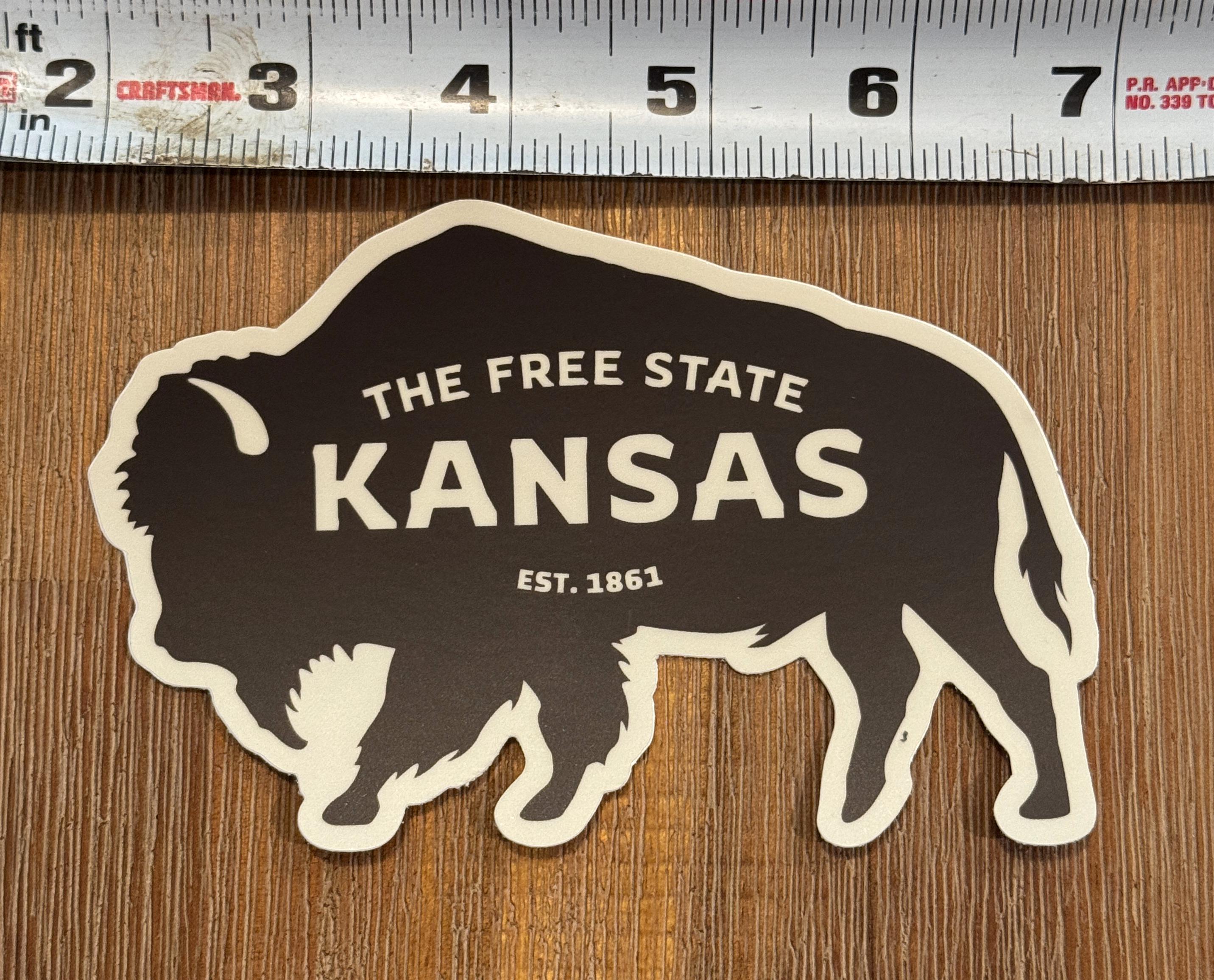 Buffalo Free State Sticker
