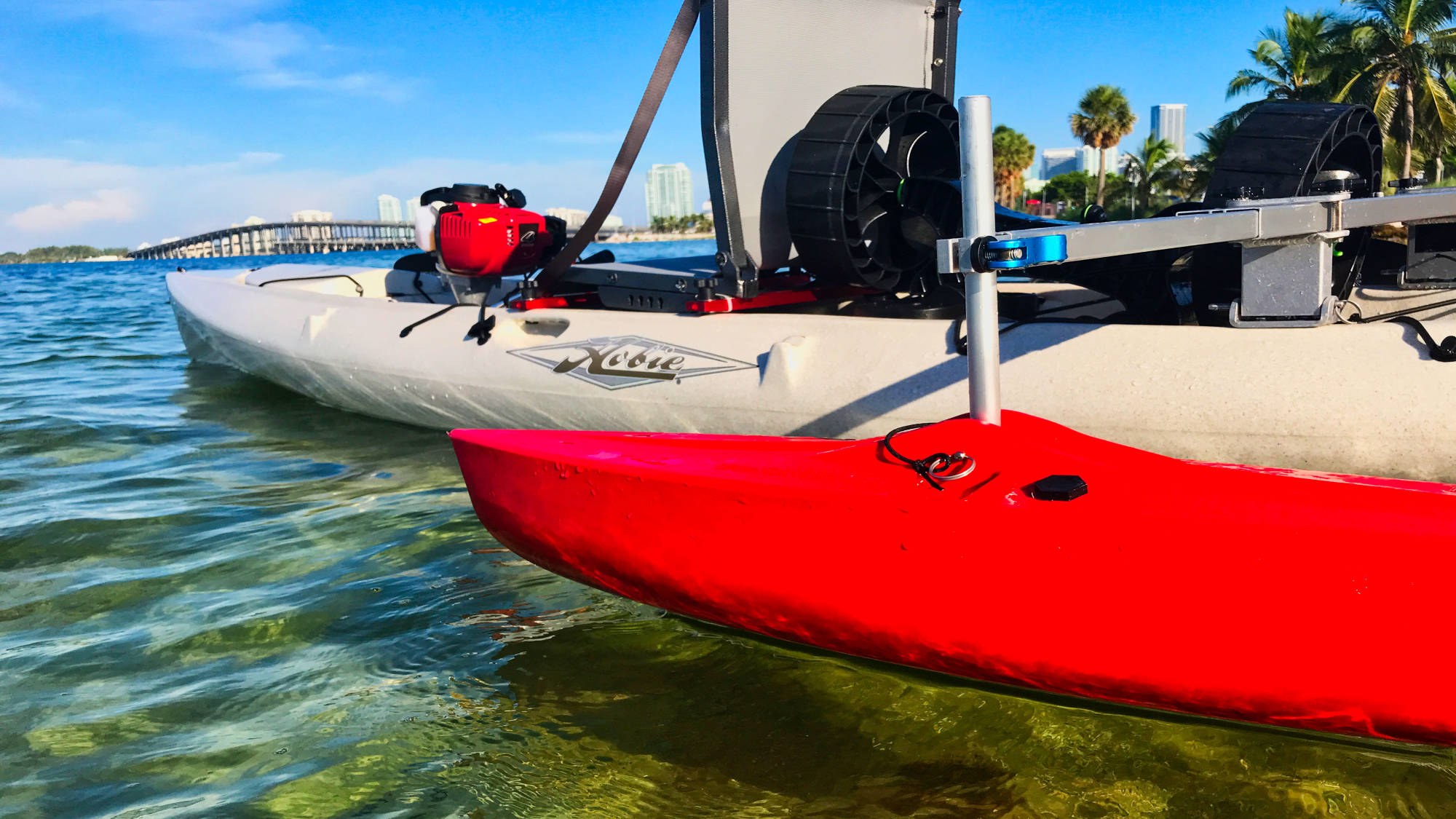 HD Kayak Stabilizer Floats Complete Package