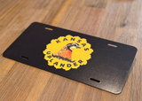 Sunflower Quail License Plate