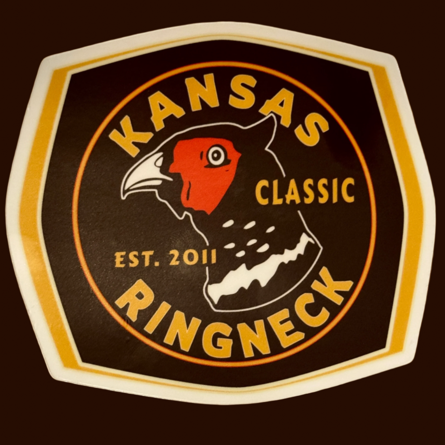 Kansas Ringneck Classic Sticker